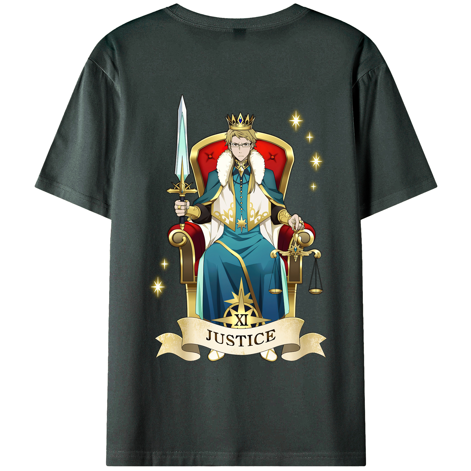 （画像用） 文豪ストレイドッグス Bungo Stray Dogs 綿100％ メンズ半袖Tシャツ（バックプリント） 通気性